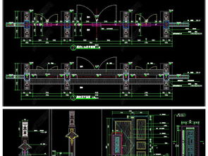 精品中式風(fēng)格牌坊景觀CAD施工圖設(shè)計(jì)與專業(yè)服務(wù)